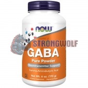 GABA [ГАБА] (170 гр x 340 порций), NOW Foods