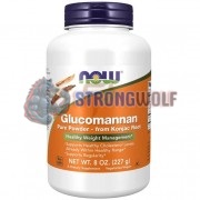 Glucomannan [Pure Powder - from Konjac Root] (227 гр x 114 порций), NOW Foods