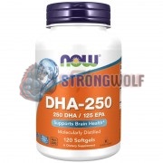 DHA-250 (120 шт по 500 мг), NOW Foods