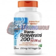 Trans-Resveratrol 200 [with ResVinol®] (60 шт), Doctor's Best