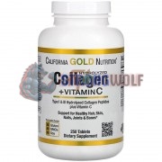 Collagen + Vitamin C (250 шт), California Gold Nutrition