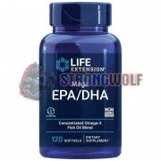 Mega EPAxDHA (120 шт по 1000 мг), Life Extension