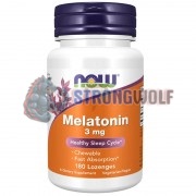 Melatonin (180 шт по 3 мг), NOW Foods