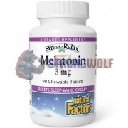 Melatonin (90 шт по 3 мг), Natural Factors