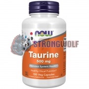 Taurine (100 шт по 500 мг), NOW Foods